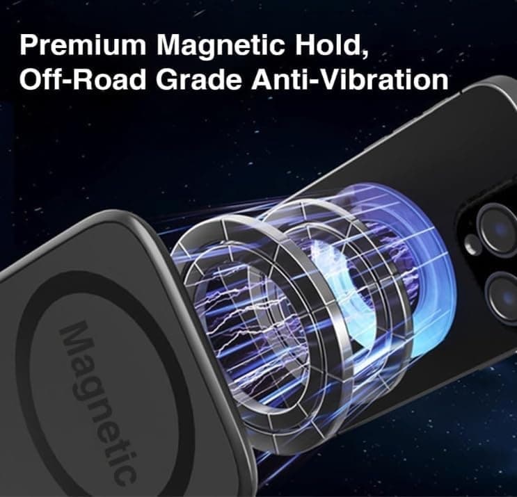 Magnetic Phone Holder For Car – Shockproof, 360° Adjustable Magnetic Car Mount — image 4