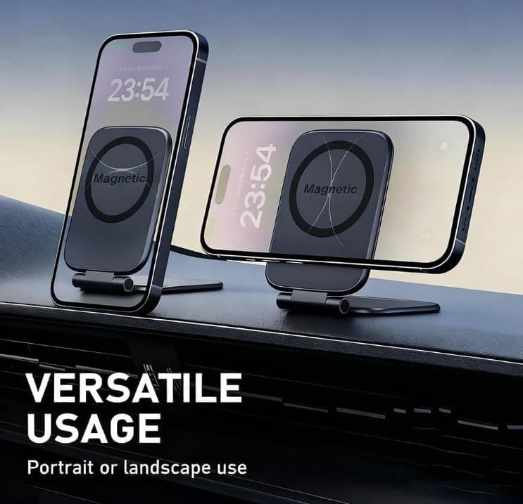 Magnetic Phone Holder For Car – Shockproof, 360° Adjustable Magnetic Car Mount — image 2