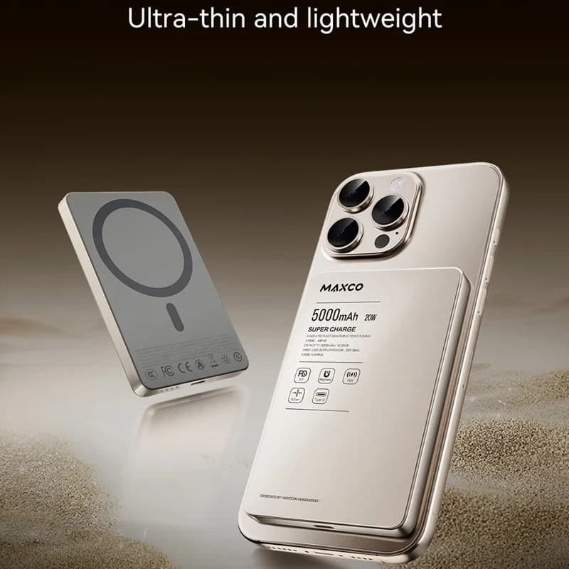 MAXCO MP39 10000mAh 15W Wireless Charging Powerbank PD 20W — image 4