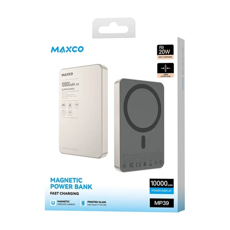 MAXCO MP39 10000mAh 15W Wireless Charging Powerbank PD 20W — image 6