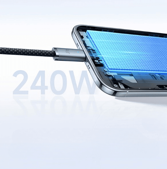 MCDODO CA708 Cab Luma 1.8 Meter 240W USB-C To USB-C Air Cable Data Fast Charging — image 3