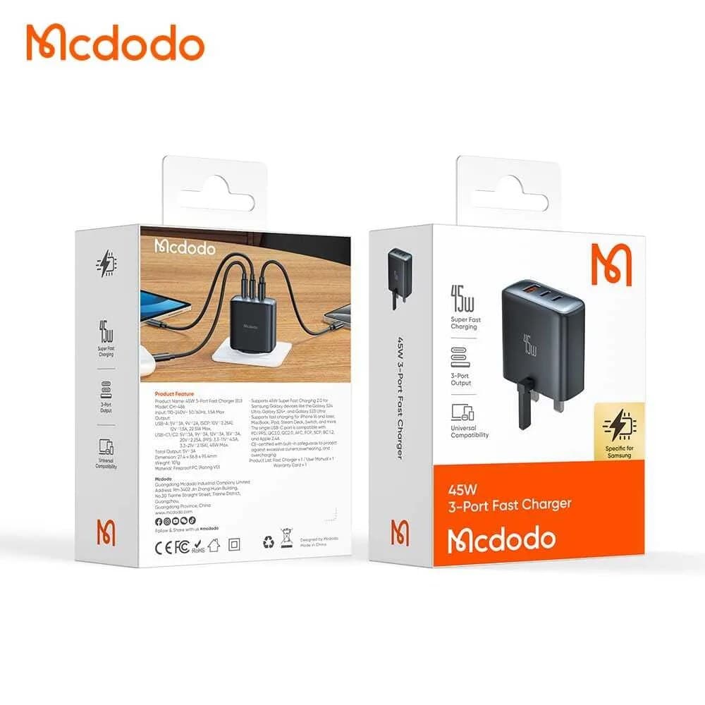 Mcdodo CH 483 45W 3 Port Fast Charger Dock — image 4