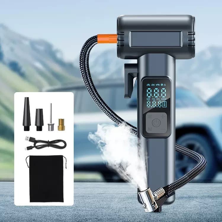 MDHL MD-9170 Rechargeable Car Pump 150PSI 12V With Powerbank — image 4