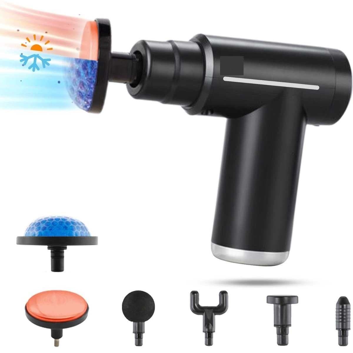 MDHL XY17 Hot & Cold Smart Facial Massage Gun With 6 Interchangeable Heads — image 3