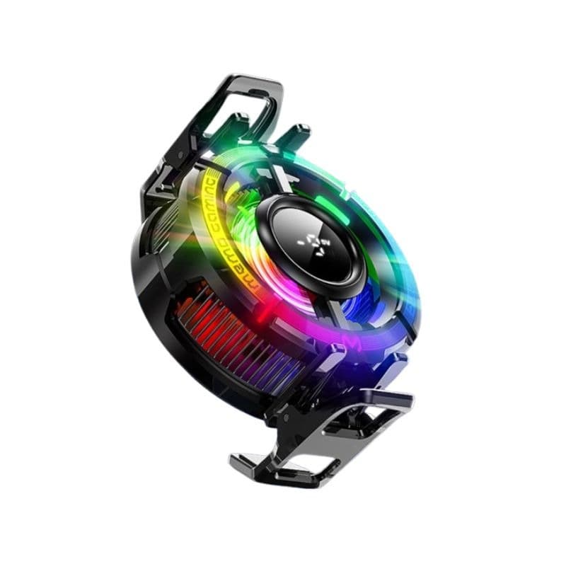 MEMO CX15 AI Digital Display Mobile Cooler Fan Colourful LED Light — image 1