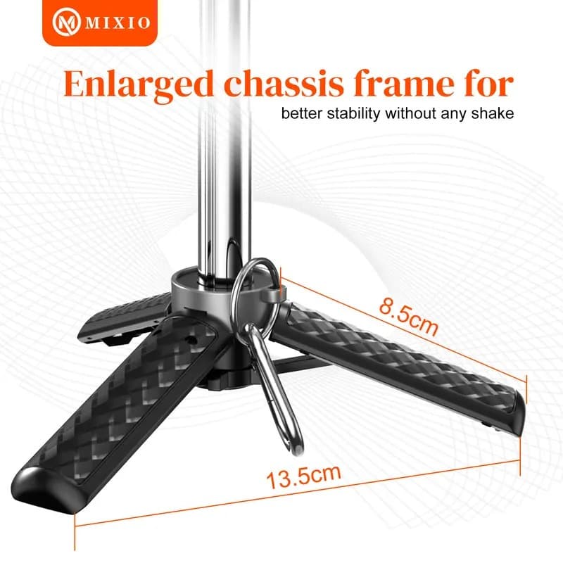 MIXIO A16 Mini Extendable Pocket Grip Tripod Mini Selfie Stick With Bluetooth Remote — image 5
