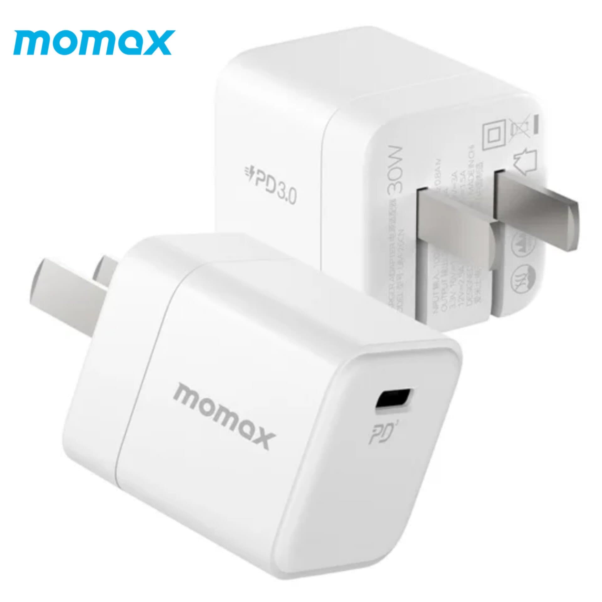 Momax UM26CN Oneplug 30W GaN Mini USB-C Fast Mobile Charger — image 1