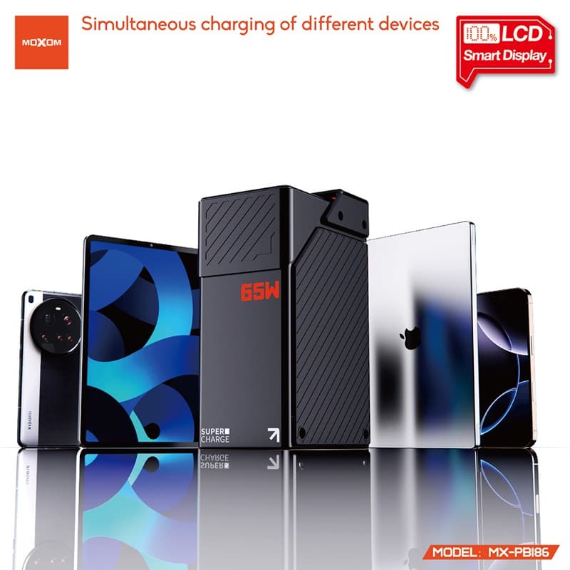Moxom MX PB186 65 Watt 30000mAh Fast Charging Powerbank — image 2