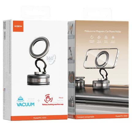 Moxom MX VS151 Magnetic Vacuum Suction Car Phone Holder With 360° Rotation — image 5
