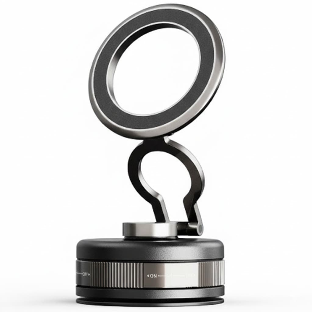 Moxom MX VS151 Magnetic Vacuum Suction Car Phone Holder With 360° Rotation — image 1