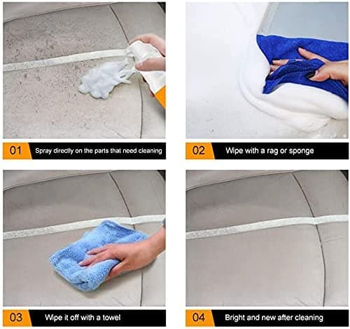 Multipurpose Foam Cleaner Spray For Car And House Lemon Flavor — image 3