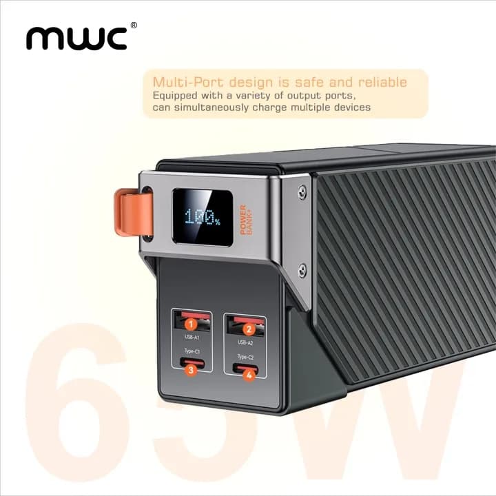 MWC PowerPulse MP30K 30000mAh 65W Fast Charging Powerbank — image 4