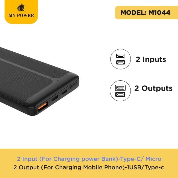 My Power M1044 10000mah Fast Charging Powerbank — image 3