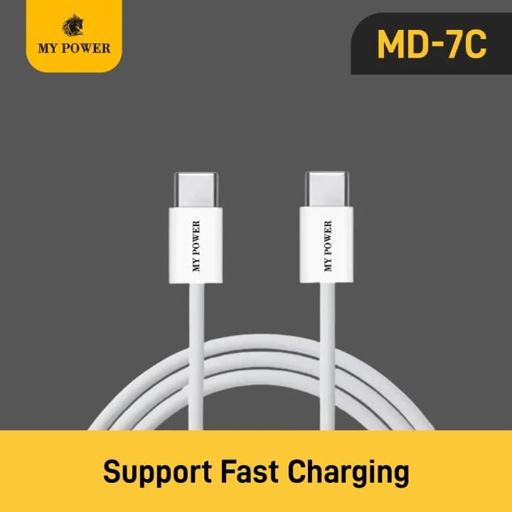 Mypower MD 7C 60 Watt Type C To Type C Data Cable — image 1