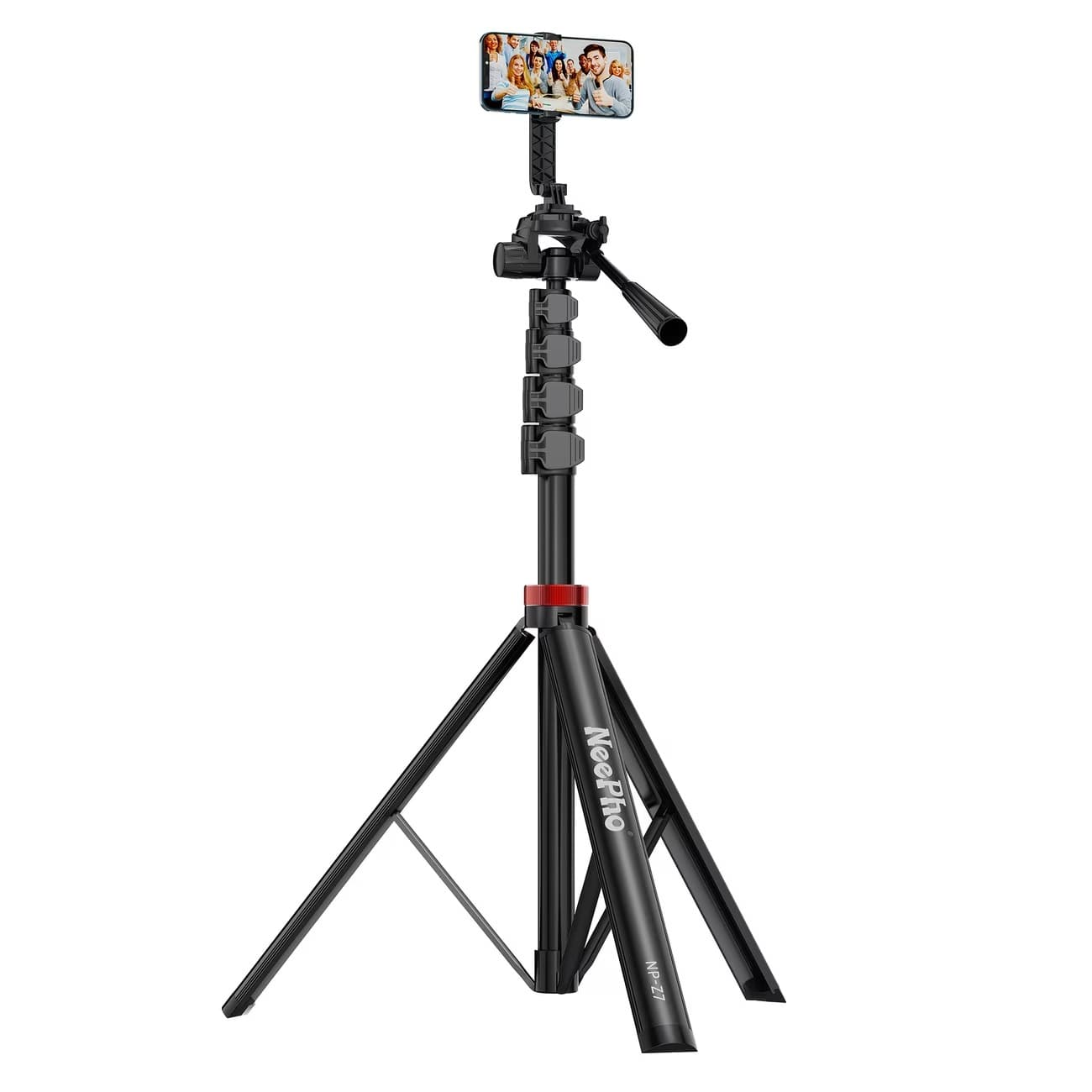 Neepho NP Z7 74″ Extendable Phone Tripod & Selfie Stick — image 1