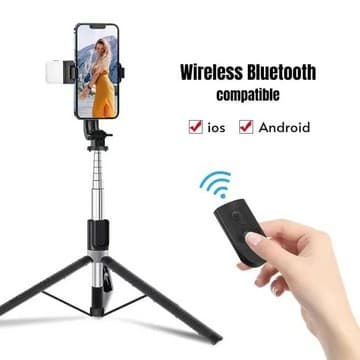 NEEPHO P170s 1.7 Meter Height Selfie Stick Tripod With Led Light — image 3
