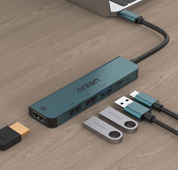Onten UC907 USB-C Multi Function 5 In 1 Docking Station — image 4