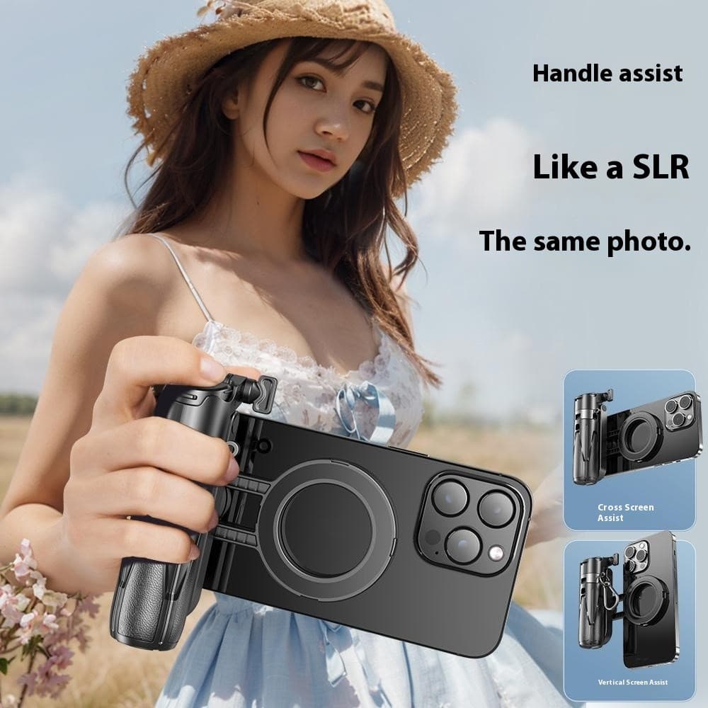 P15-C 2 In 1 Magnetic Selfie Stick Tripod with Telescopic Handle — image 2