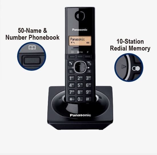 Panasonic KX-TG1611 DECT Cordless Landline Phone — image 4
