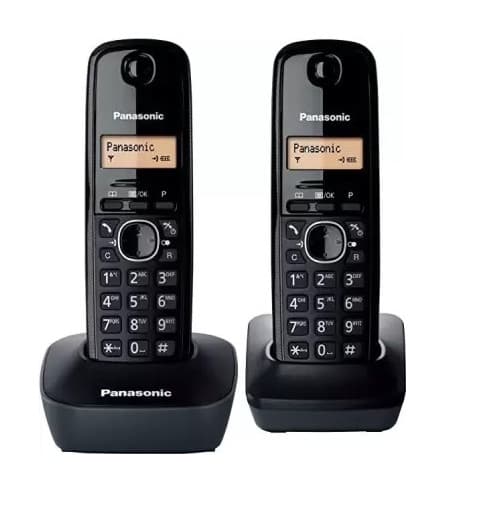 Panasonic KX-TG1612 Cordless Dual Set Landline Phone — image 1