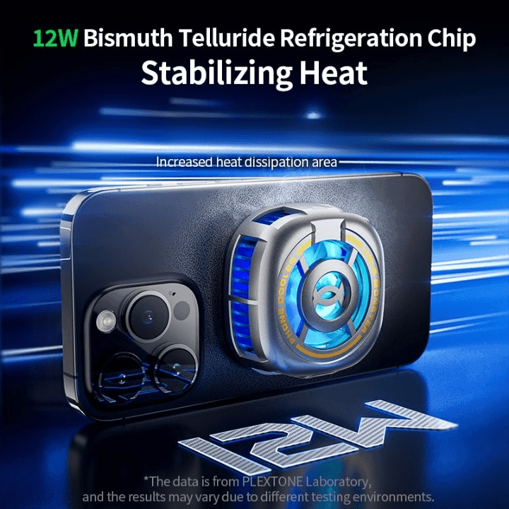 Plextone EX2 Ultra Magnetic Colling Radiator Fan Mobile Cooler — image 2