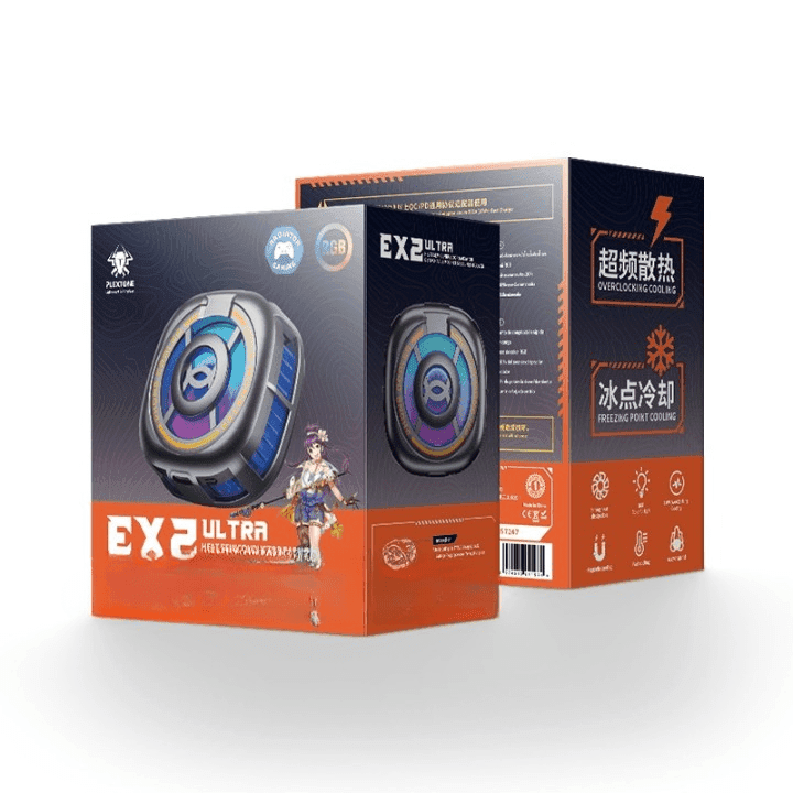 Plextone EX2 Ultra Magnetic Colling Radiator Fan Mobile Cooler — image 3