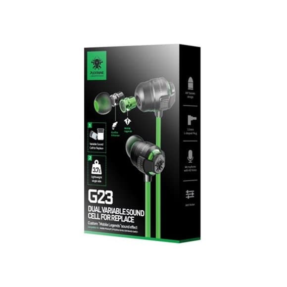Plextone G23 Super Bass Dual Variable Sound Cell For Replace Gaming Earphone With Mic — image 5
