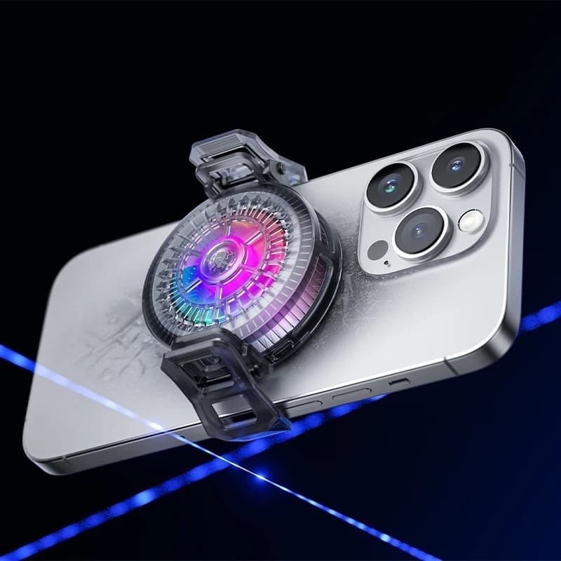 PLEXTONE UF1 Radiator Magnetic Suction RGB Light Mobile Phone Cooler — image 1