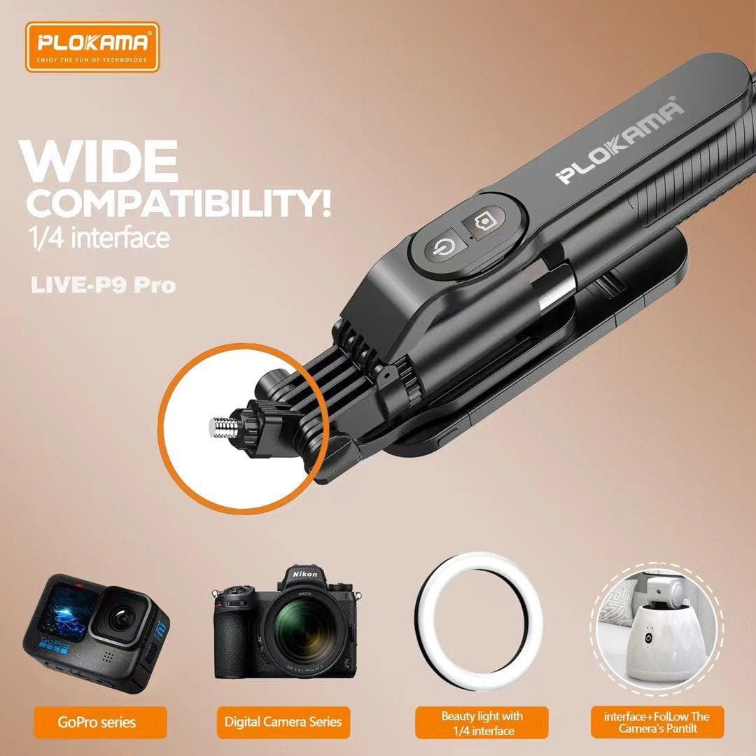 Plokama Live P9 Pro Live Broadcast Tripod Stand — image 4