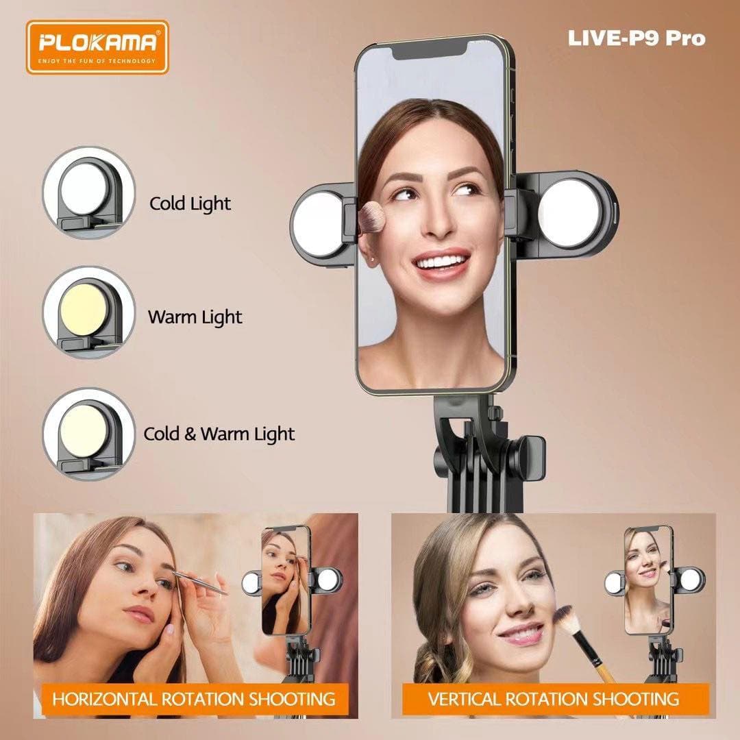 Plokama Live P9 Pro Live Broadcast Tripod Stand — image 5