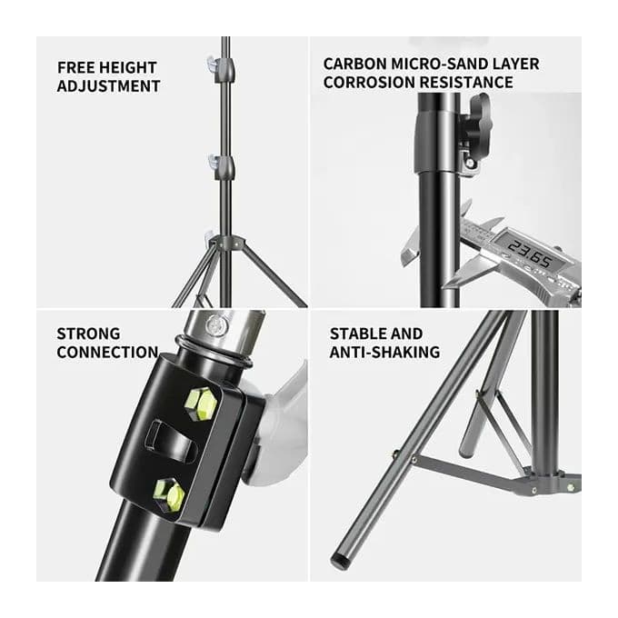 PLOKAMA PK 8899 Photography Tripod 6.5 Feet — image 3