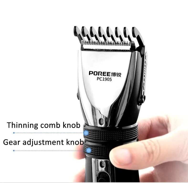 Poree PC1905 Professional Rechargeable Electric Hair Clipper Trimmer — image 2