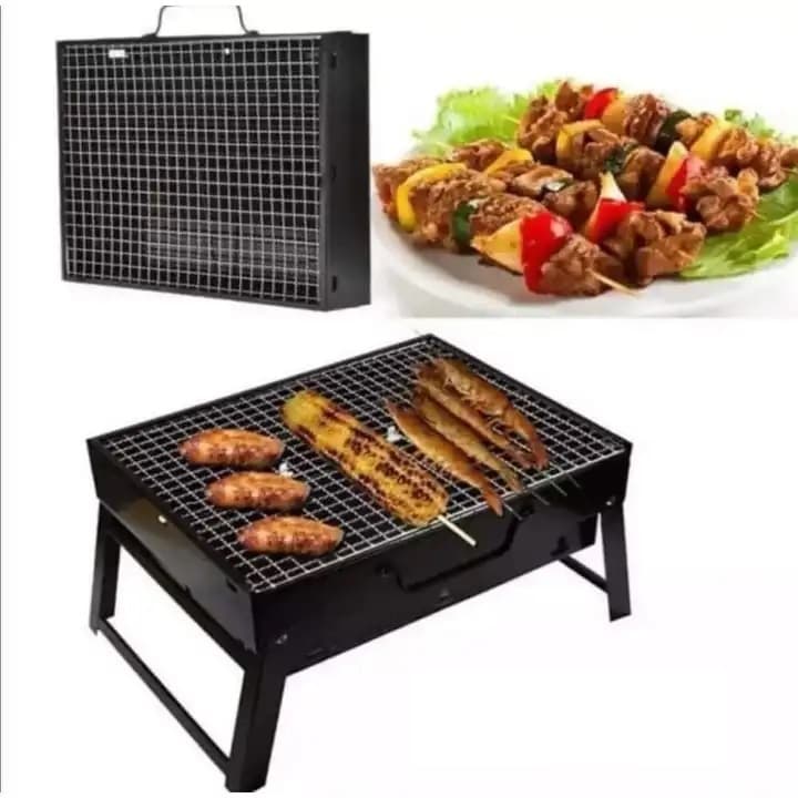 Portable Charcoal Grill Fold Barbecue Stove For Outdoor Camping — image 1