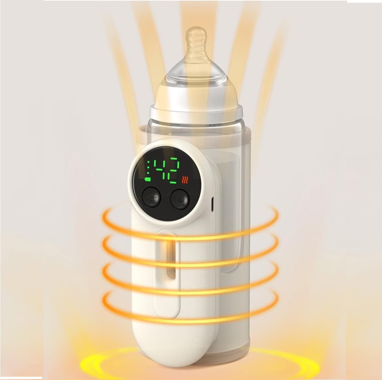 Portable Milk Bottle Warmer For Baby Rechargeable Breast Milk & Formula Warmer With Temperature Control — image 5