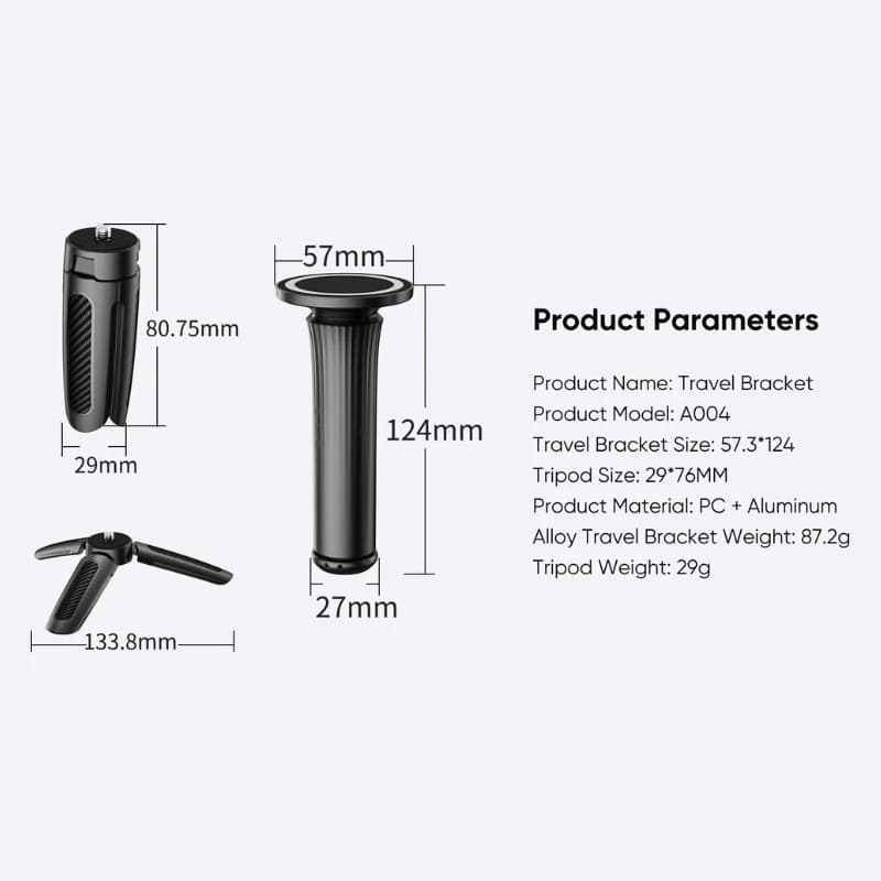 Portable Strong Magnetic Mobile Phone Holder Selfie Stick With Tripod — image 5