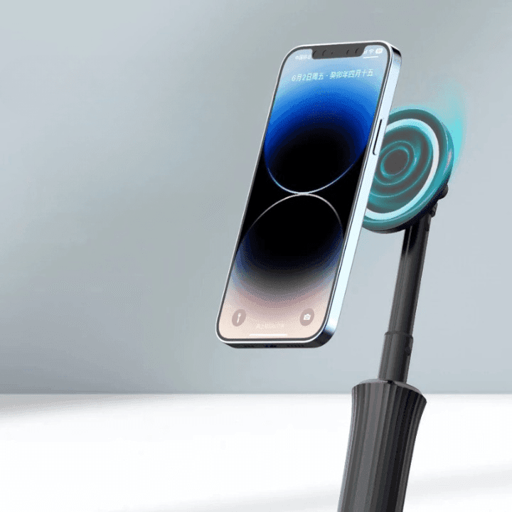 Portable Strong Magnetic Mobile Phone Holder Selfie Stick With Tripod — image 3