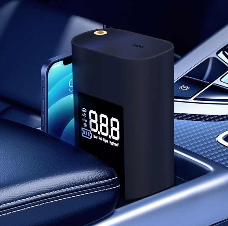 Portable Wireless Car Air Pump High-Pressure Electric Tire Inflator With Digital Display — image 4