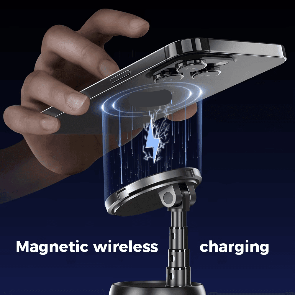 Q05 Smart Phone Magnetic Charging Gimbal Stabilizer 360° Rotation With AI Face Tracking — image 3