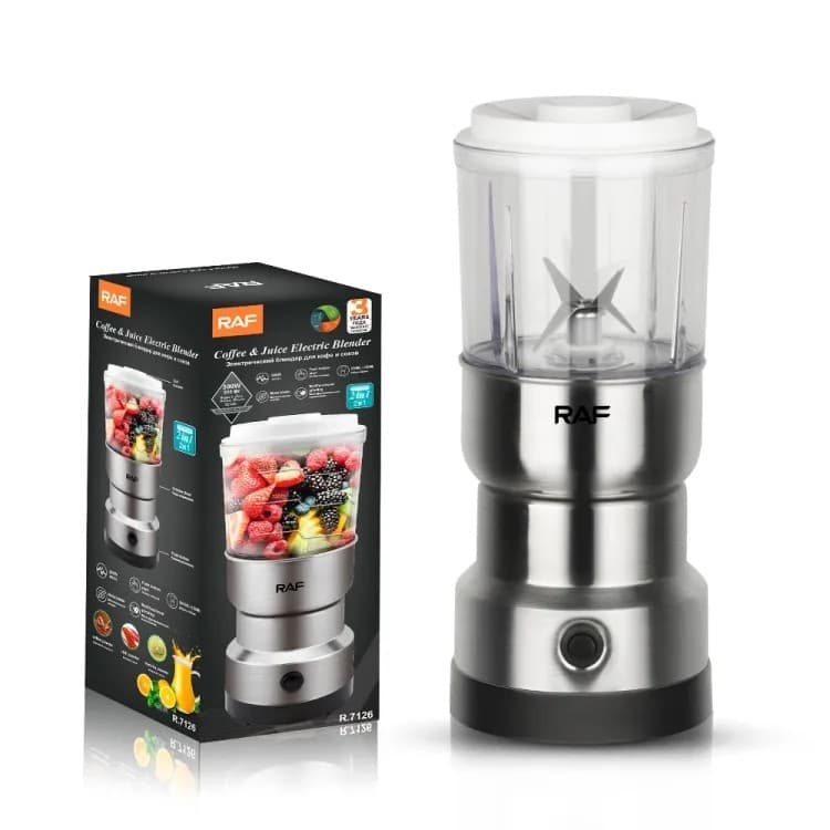 RAF R7126 2 In 1 Stainless Steel Mini Electric Grinder — image 1