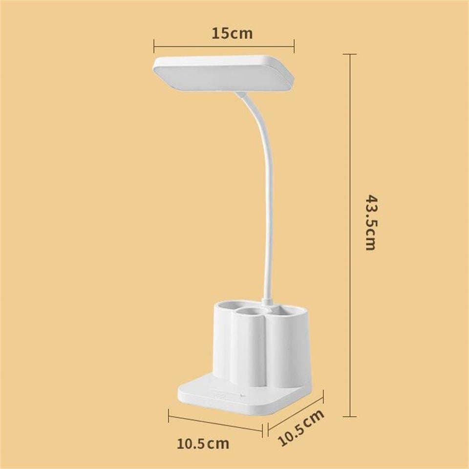 Rechargeable LED Study Lamp With Pen & Phone Holder – 3 Color Modes, Eye Care & Flexible — image 5