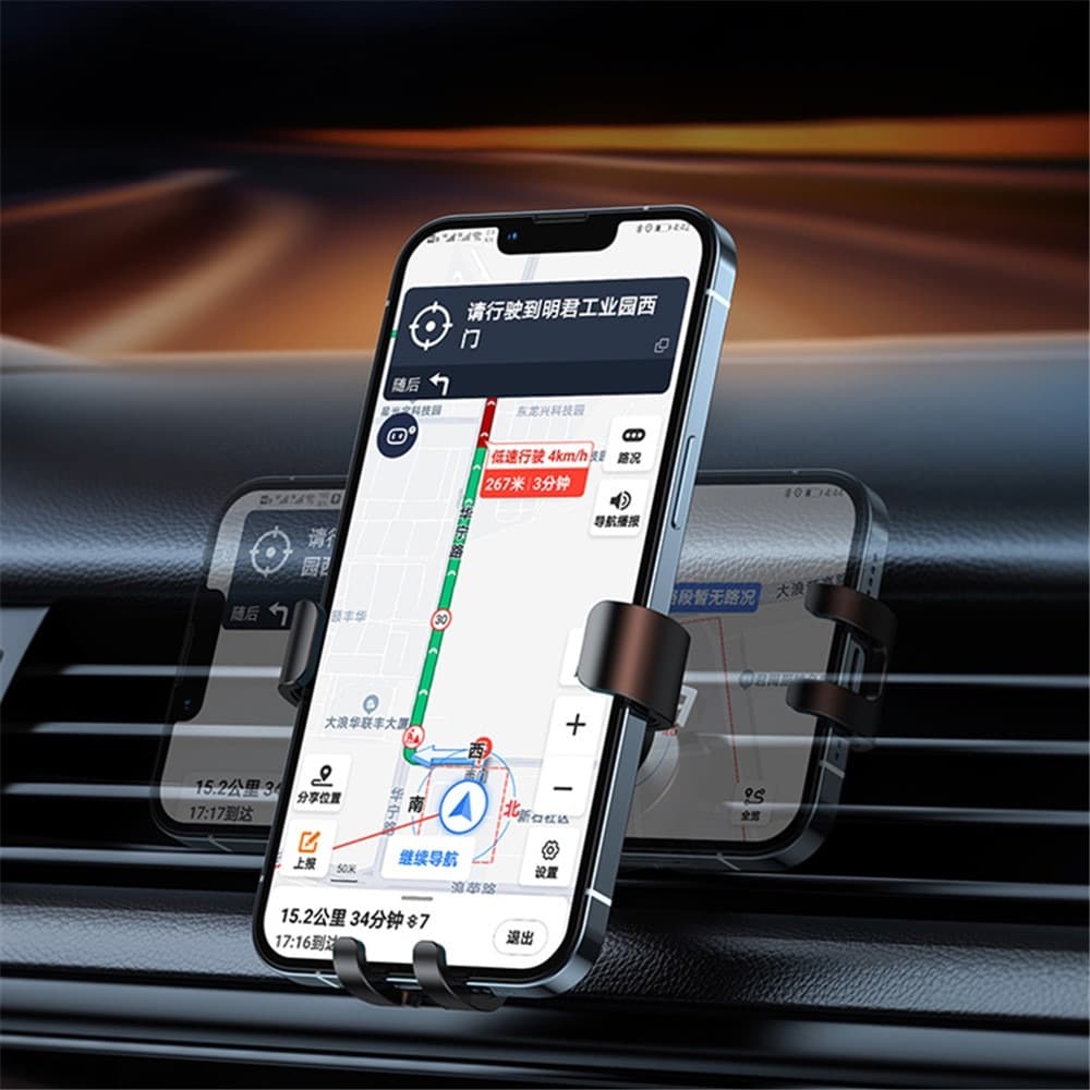 REMAX RM‑C24 Car Phone Mount Aluminum Alloy Adjustable Phone Holder — image 5