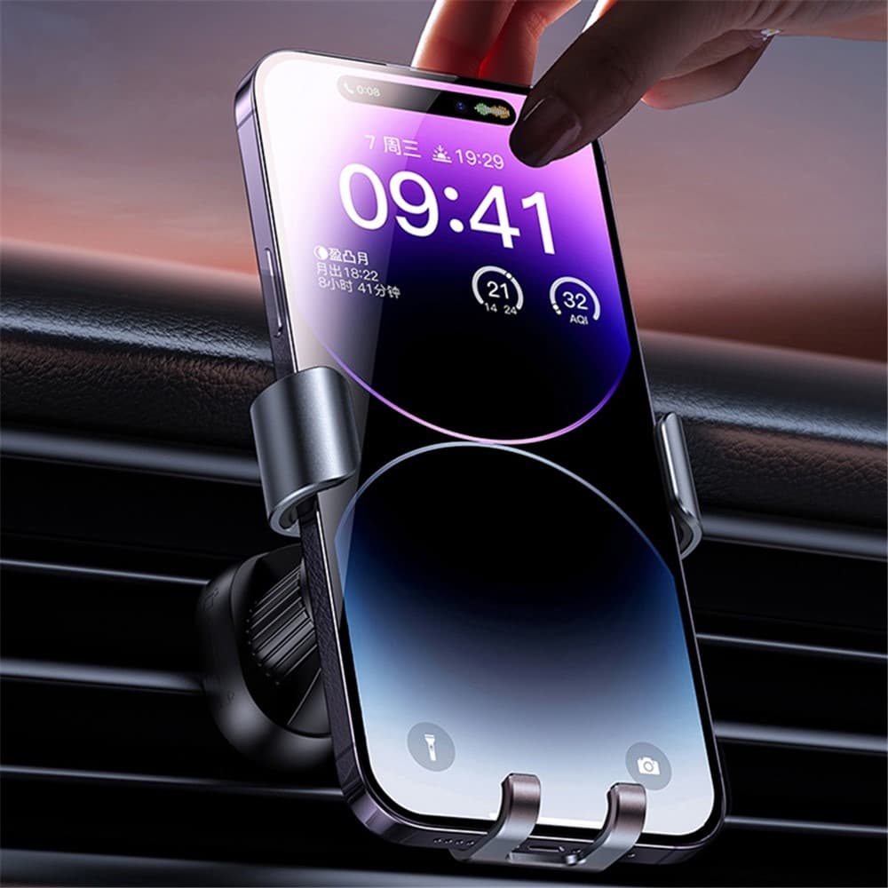 REMAX RM‑C24 Car Phone Mount Aluminum Alloy Adjustable Phone Holder — image 2
