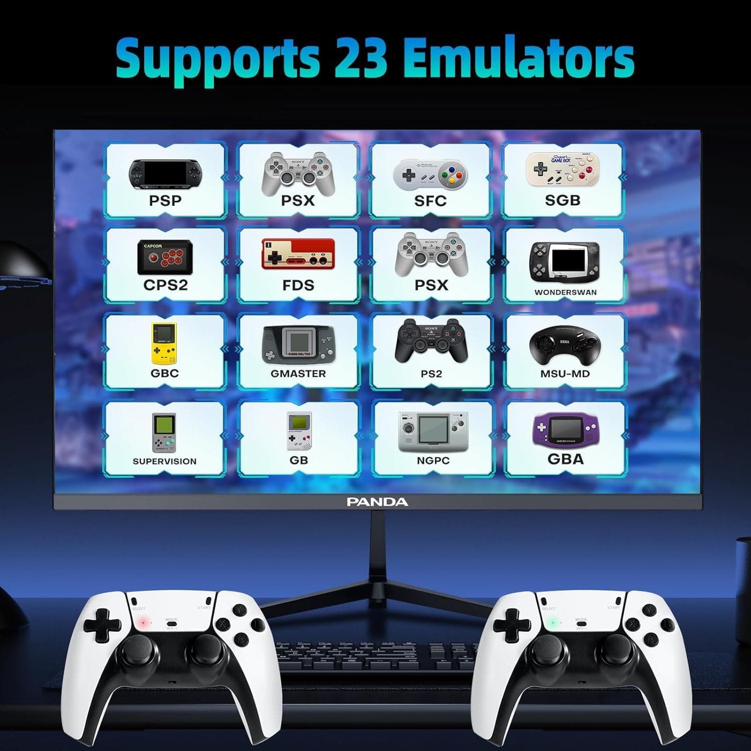 Retro Game Stick for TV 64GB Wireless HDMI Console with 21K Built In Games — image 5