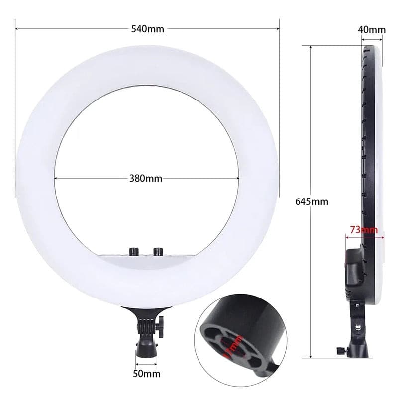 RL18 45CM LED Soft Ring Light With Stand Remote — image 4