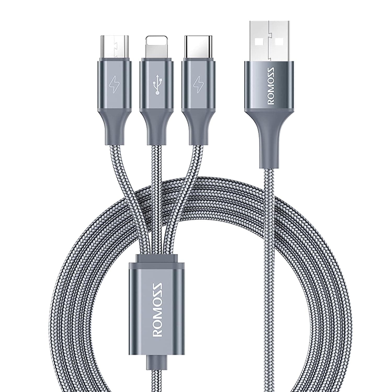ROMOSS CB25A 3 In 1 Multi Charging Cable 1m — image 1