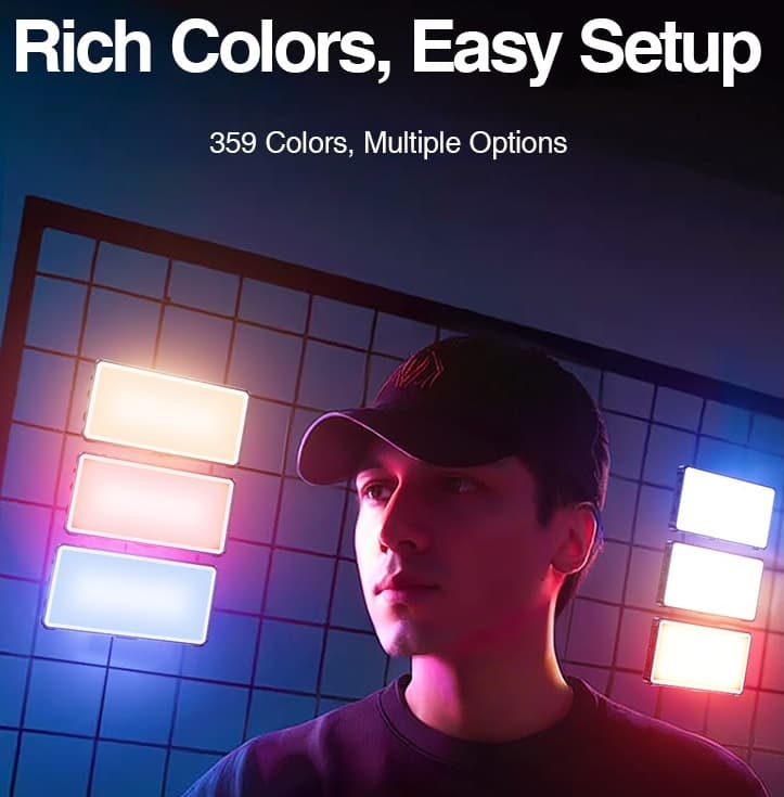 RTAKO RDJ-03 Pocket RGB Photography Fill Light — image 2