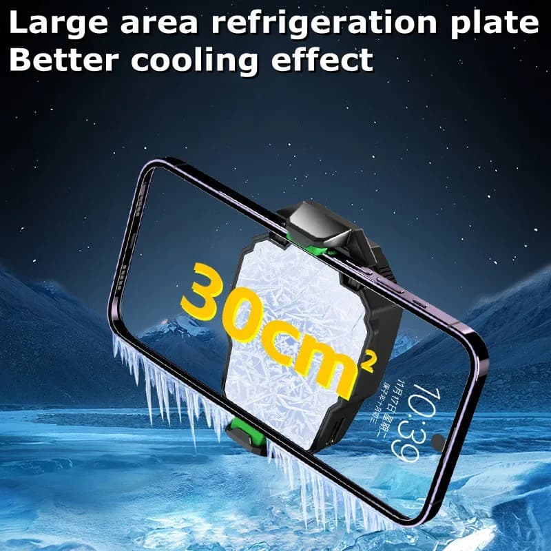 S21 Back Clip Mobile Phone Cooler Heat Sink With RGB Lights — image 4