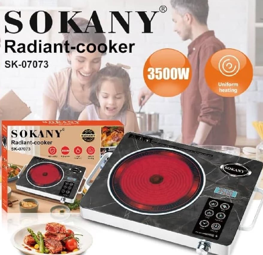 SOKANY SK 07073 Infrared Electric Stove Digital Max-3500W — image 4