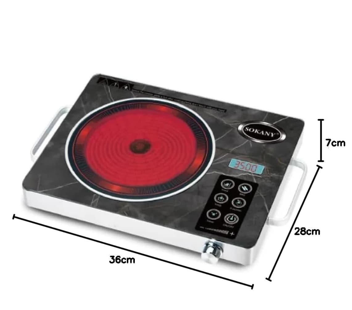 SOKANY SK 07073 Infrared Electric Stove Digital Max-3500W — image 3