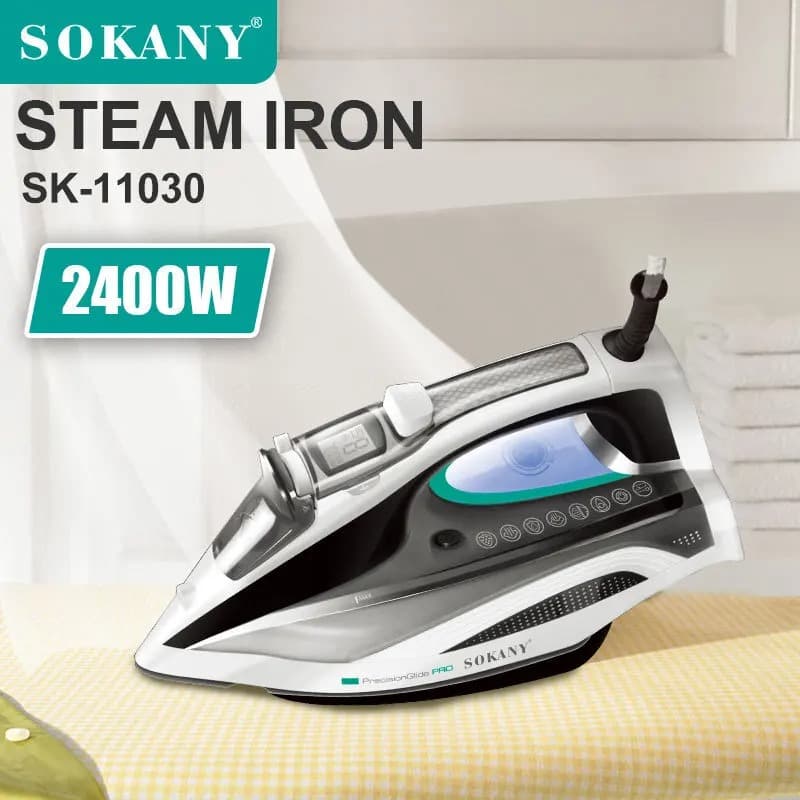 SOKANY SK‑11030 Steam Iron with Ceramic Soleplate And 400ml Water Tank — image 2